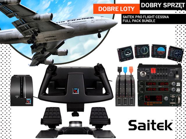 Saitek - zbuduj sobie kokpit samolotu