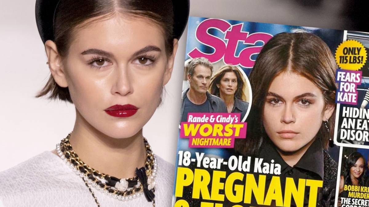 Zrobiło się głośno o ciąży Kai Gerber! 18-letnia córka Cindy Crawford spodziewa się dziecka?