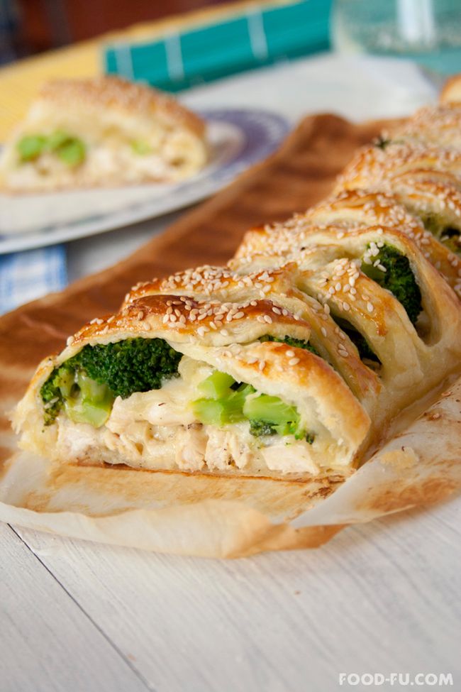 Chicken Broccoli Braid