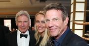 Dennis Quaid w raju z piękną modelką. Nie tylko ona przykuła uwagę fotoreporterów