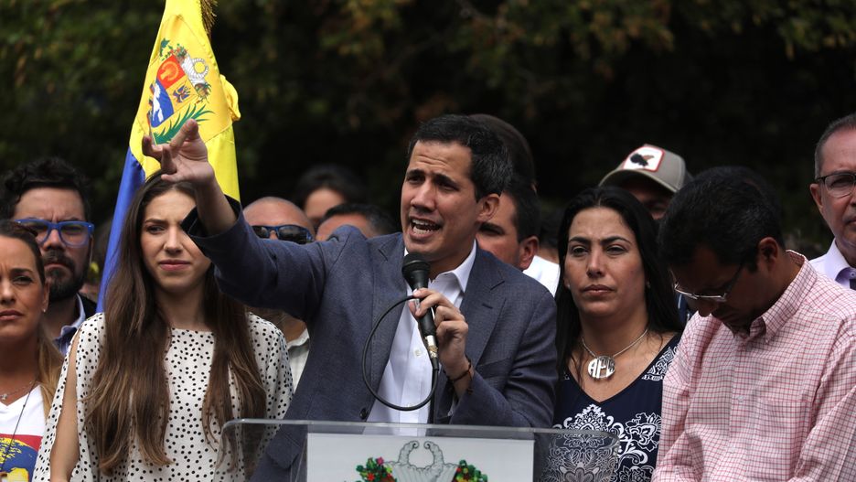 Tymczasowy prezydent Wenezueli Juan Guaido