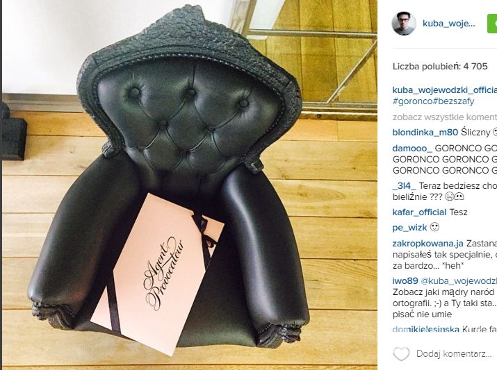 Kuba Wojewódzki pokazał mieszkanie na Instagramie