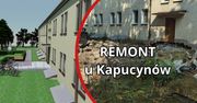 Remont terenu przed budynkiem domu duszpasterskiego