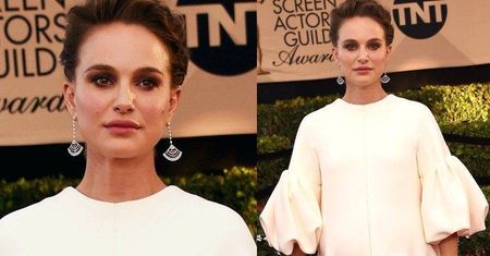 Natalie Portman już ciężko ukryć ciążowy brzuszek! Na gali SAG wyglądała przepięknie!