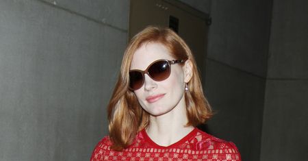 LOOK OF THE DAY: Jessica Chastain w sukience Elie Saab