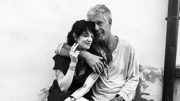 Asia Argento i Anthony Bourdain