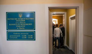 Opole. Zerwał z konsulatu tablicę z herbem Ukrainy. 29-latek skazany