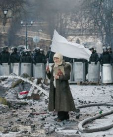 Protest na Ukrainie