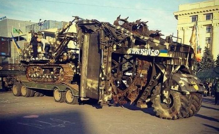 Najdziwniejsze pojazdy bojowe ukraińskiej armii