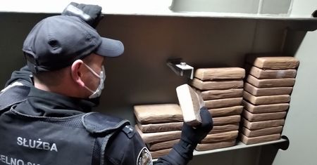 Przemyt udaremniony. Służby przejęły 60 kg kokainy