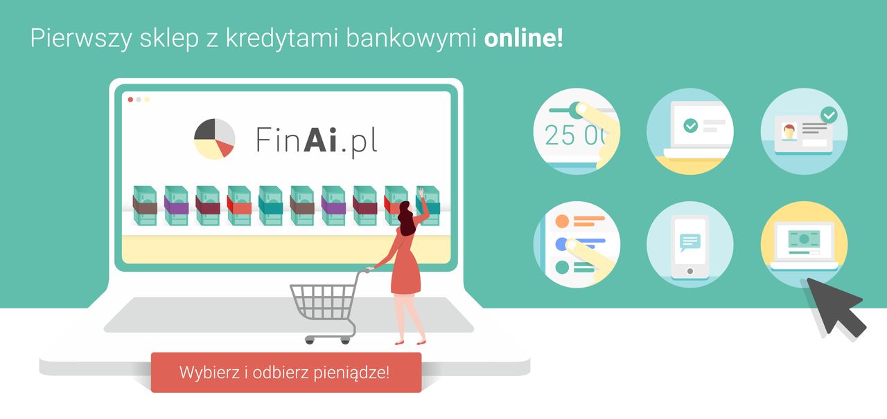 Kredyt bankowy od złożenia wniosku do przelewu bez wychodzenia z domu? To możliwe! Ruszył pierwszy sklep z kredytami online