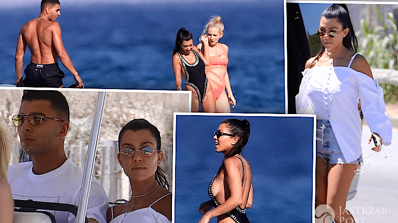Kourtney Kardashian i Younes Bendjima w Saint Tropez