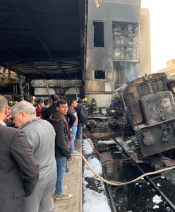 Kair. Eksplozja i pożar na dworcu głównym, jest wielu zabitych i rannych