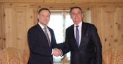 Davos: Andrzej Duda spotkał się z Jairem Bolsonaro. Prezydent Brazylii przyjął zaproszenie do Polski