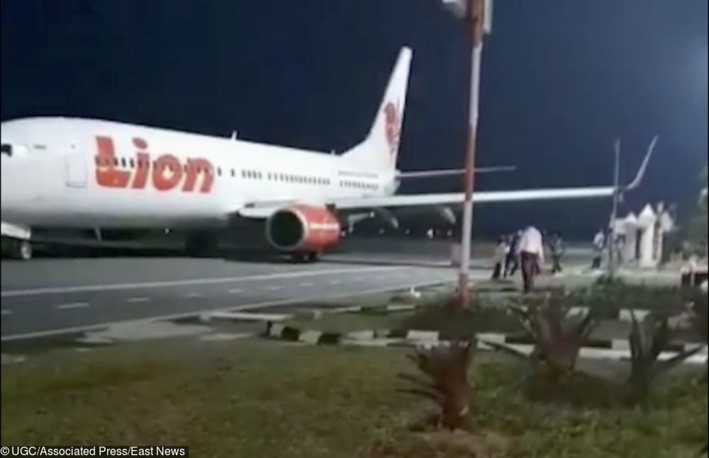Kolejny wypadek Boeinga Lion Air. Połamał skrzydło