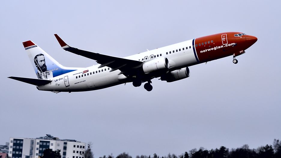Norweski samolot zawrócił z powodu awarii toalet