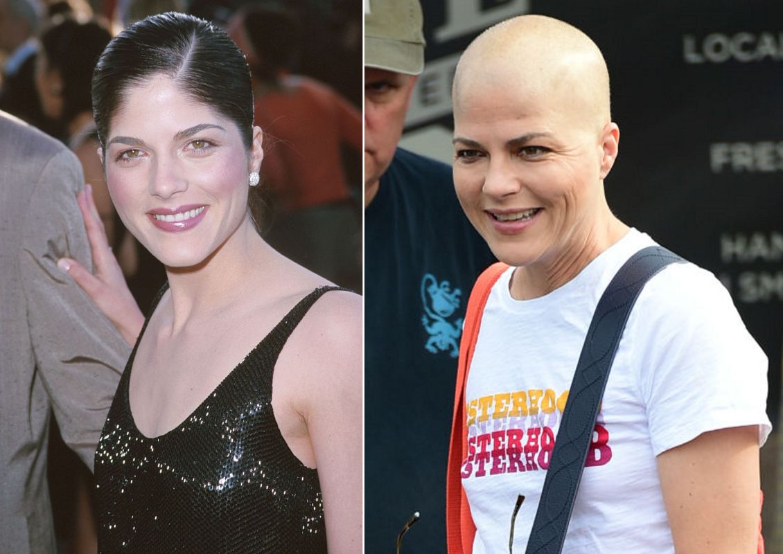 Selma Blair w 2000 r. i we wrześniu 2019 r.