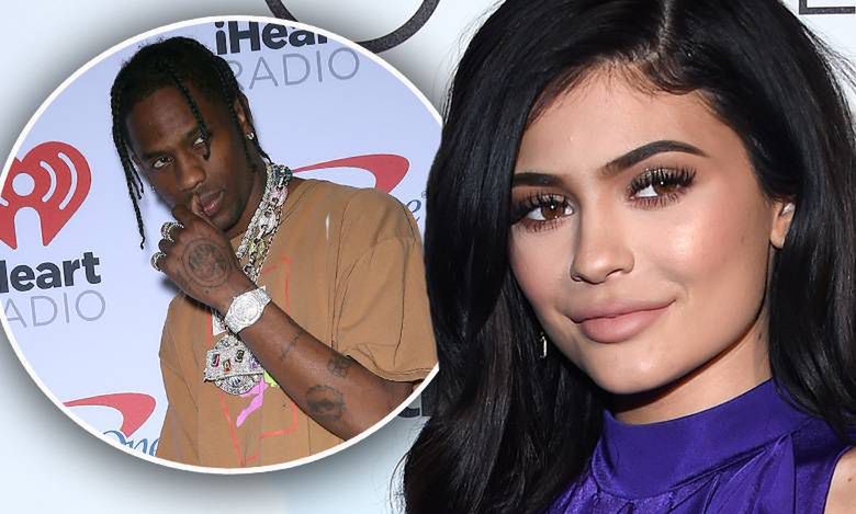 Travis Scott po raz pierwszy uchwycony z córeczką w ramionach. Wpatruje się w nią jak w obrazek! Nie zabrakło też seksownych nóg Kylie Jenner [WIDEO]