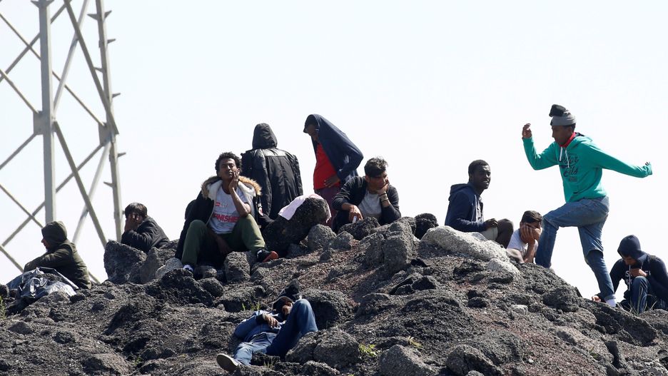 Imigranci w Calais