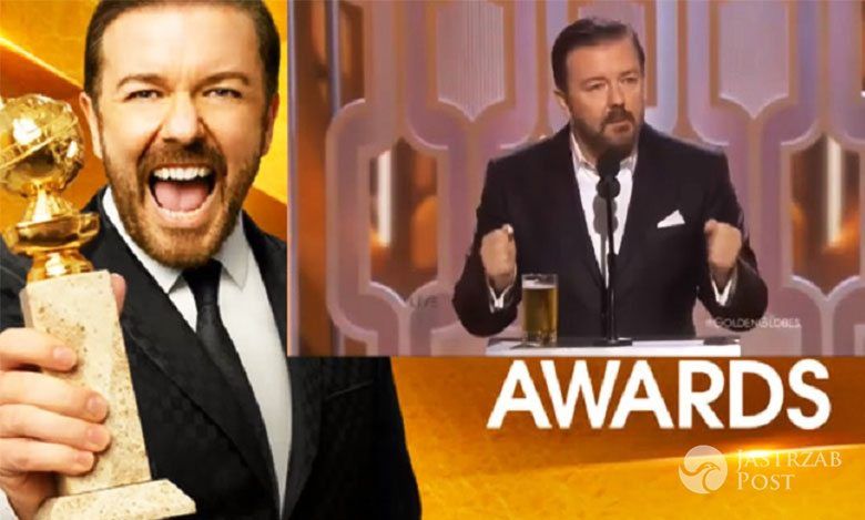 Złote Globy 2016: Ricky Gervais nazywa Seana Penna kapusiem El Chapo