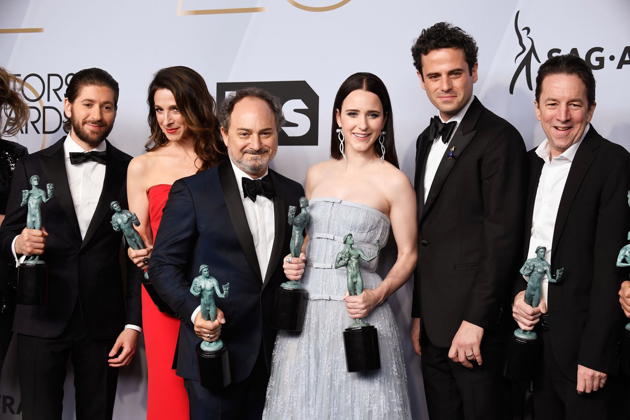 poses in the press room during the 25th Annual Screen Actors Guild Awards at The Shrine Auditorium on January 27, 2019 in Los Angeles, California.  