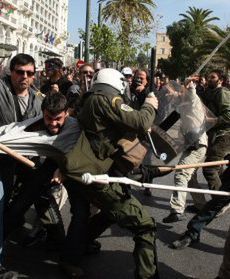 Walki na ulicach Aten