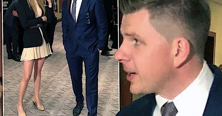 Dumny jak paw Filip Chajzer przyłapany w towarzystwie seksownej blondynki na wielkiej gali! To nie jest matka jego dziecka! [WIDEO]