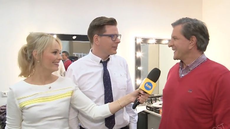 Agnieszka Jastrzębska, Filip Chajzer i Zygmunt Chajzer