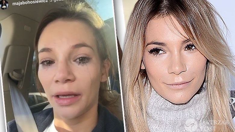 Zapłakana Maja Bohosiewicz