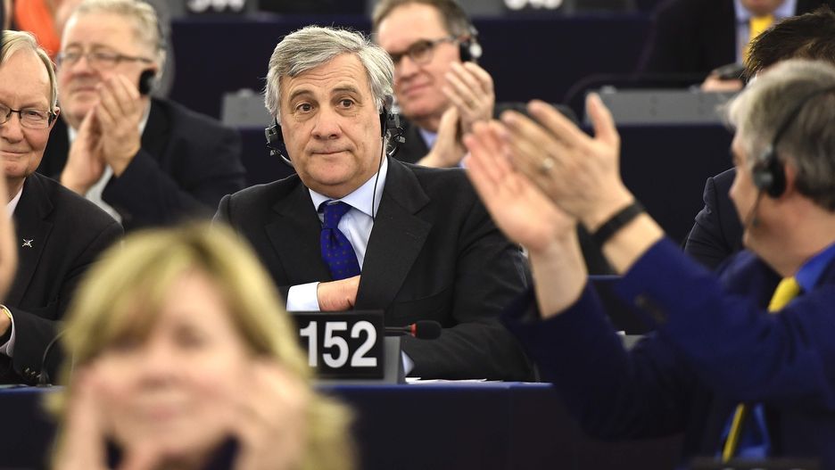 Wyniki wyborów do Parlamentu Europejskiego. Na zdjęciu szef PE A. Tajani.