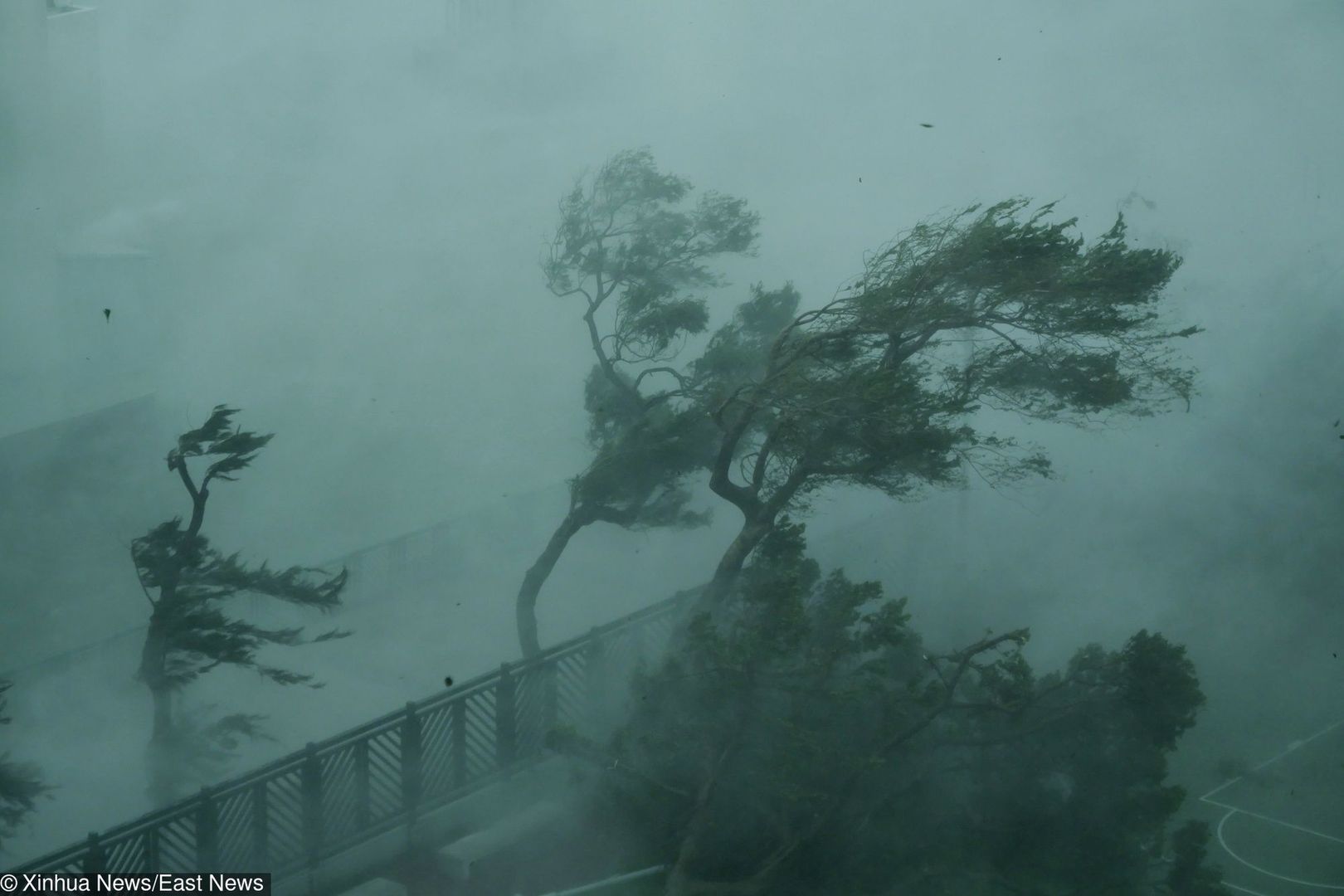 Żywioł przeszedł przez Hong Kong