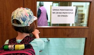 Jest zbiórka dla niestrajkujących nauczycieli. Nic o tym nie wiedzą