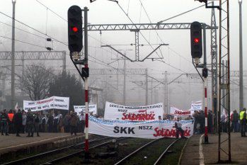 Manifestacje działaczy "Solidarności" w całej Polsce