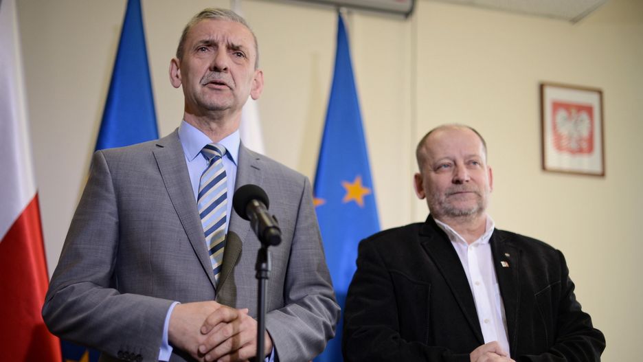 Sławomir Broniarz i Sławomir Wittkowicz