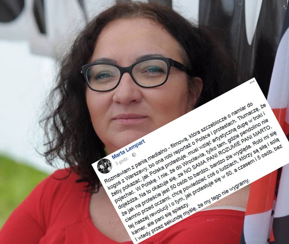 Marta Lempart opisała rozmowę, która wyprowadziła ją z równowagi