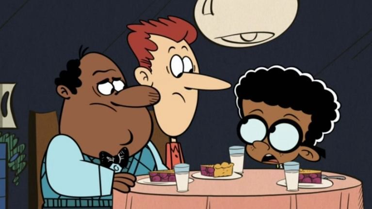 Jednym z wątków bajki "Harmidom" jest historia małżeństwa Howarda i Harolda, którzy wspólnie wychowują syna Clyde'a