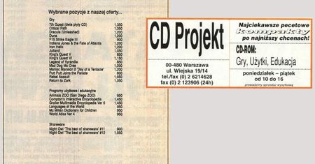 Dziwne, żenujące, niezwykłe - tak wyglądały kiedyś reklamy w polskich pismach o grach [część 2]