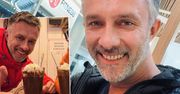 Łukasz Płoszajski pokazał syna. 11-letni Mikołaj jest coraz bardziej podobny do ojca. Nawet ubierają się identycznie
