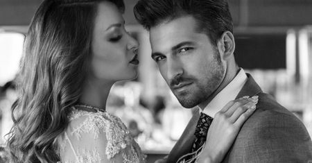 Rafał Maślak jak James Bond w magazynie "Wedding"