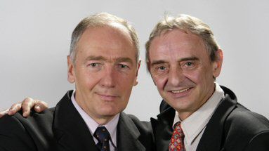 Karol Strasburger i Jerzy Bończak