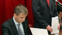 Wojciech Olejniczak i Grzegorz Napieralski przed posiedzeniem Rady Krajowej SLD