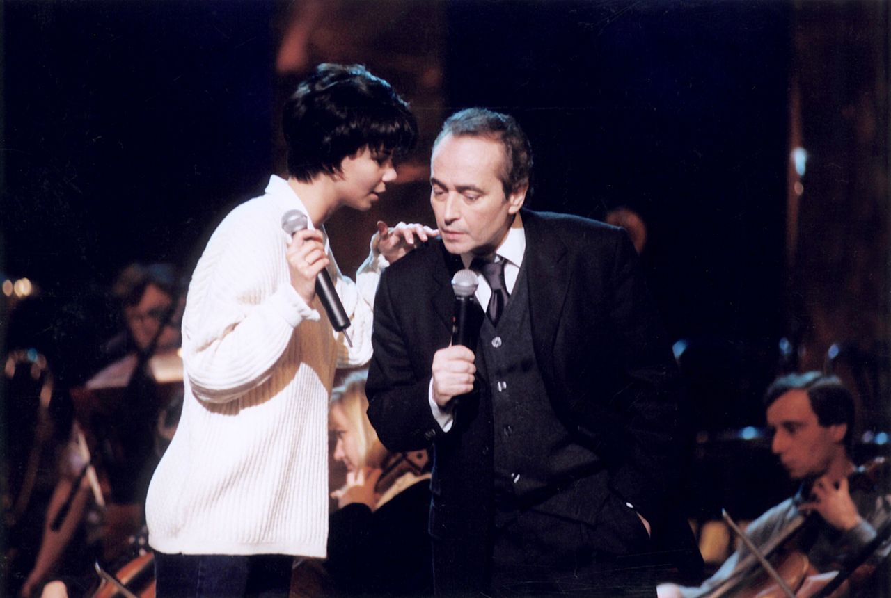 Edyta Górniak i Jose Carreras w 1998 roku