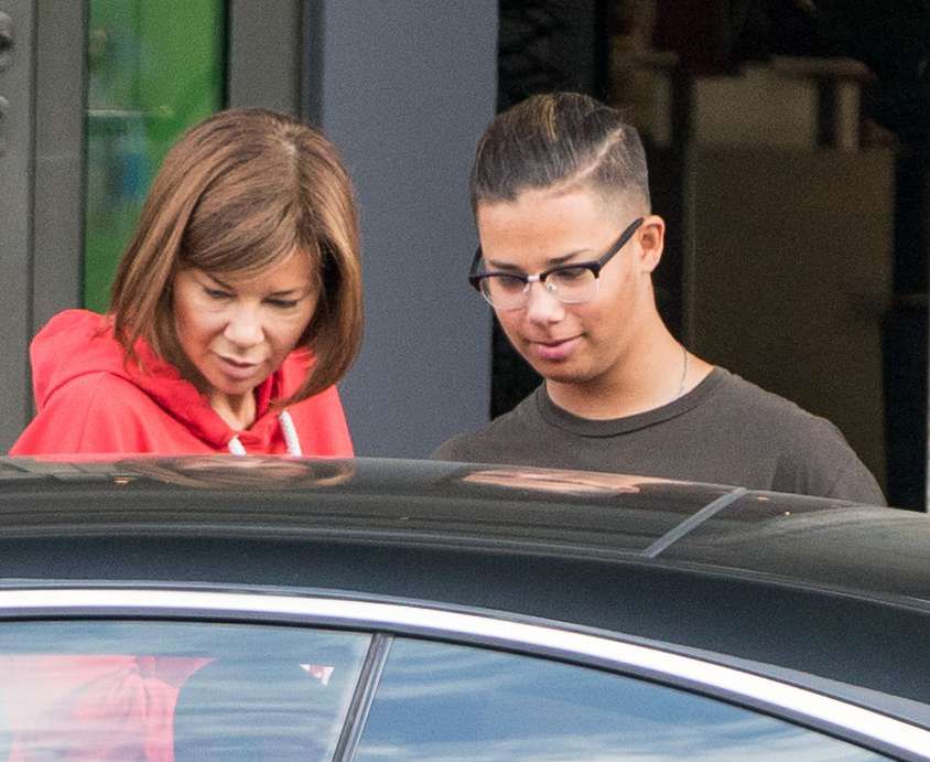 Edyta Górniak w dresie i bez makijażu spotkała się z synem