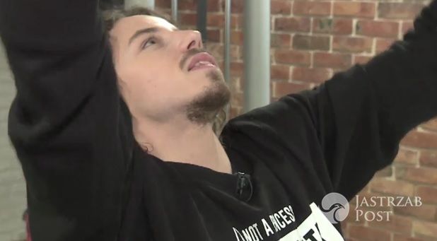 Jak Michał Szpak trenuje na siłowni? fot. screen z Dzień Dobry TVN