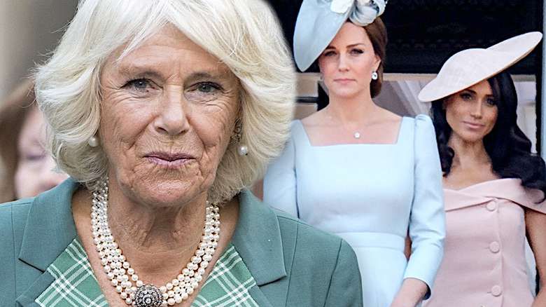 Meghan Markle, księżna Kate, Camilla