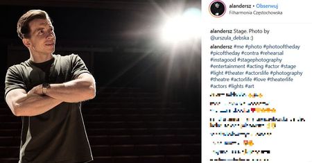 Alan Andersz jeździ motocyklem. Jaki model wybrał młody aktor?