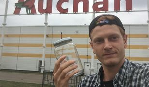 Poszedłem do Auchan z własnym słoikiem, bo jestem eko "słoikiem"