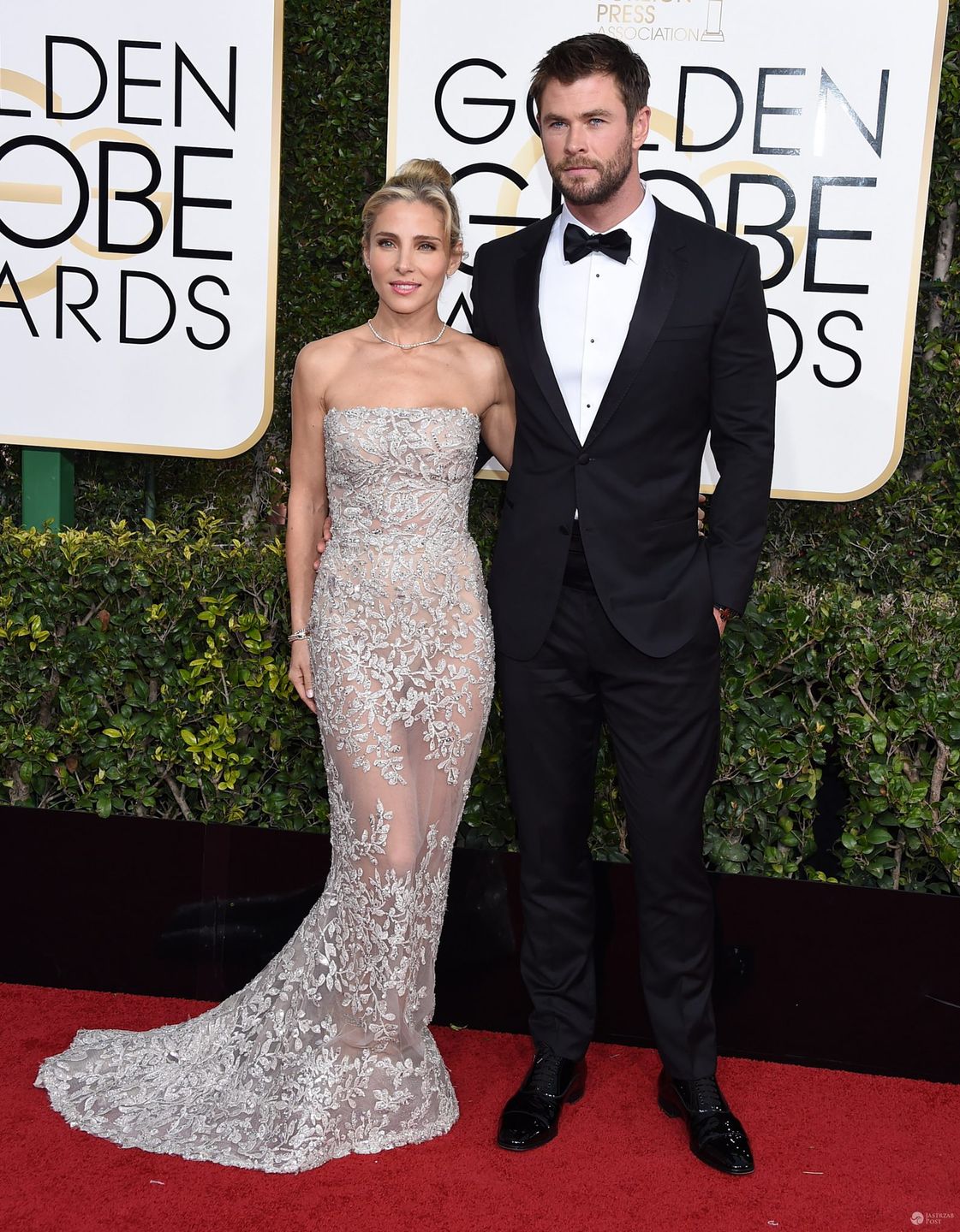 Chris Hemsworth i Elsa Pataky - Złote Globy 2017