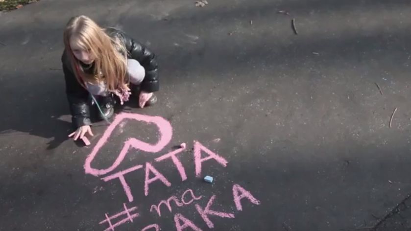 Wzruszający apel dziewczynki o pomoc dla chorego taty