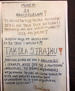 Strajk nauczycieli. W sieci rozchodzi się plakat uczniów